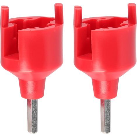 Lot de 2 mandrins de perceuse pour clôture électrique, clé à mandrin en Plastique pour Poteau de clôture électrique, perceuse-visseuse sans Fil Professionnelle, Anneau Isolant pour clôture (1/4)