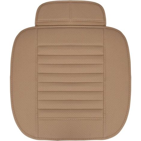 Cuscino per sedile auto in similpelle PU, cuscino per sedile anteriore auto, protezioni universali antiscivolo per sedili auto per automobilisti e impiegati (1/4)