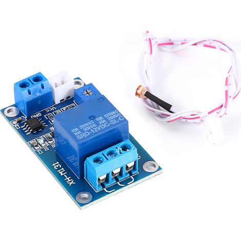Interruttore Automatico di Rilevamento della Luce 12V con Relè e Sensore Sensibile alla luce (1/5)