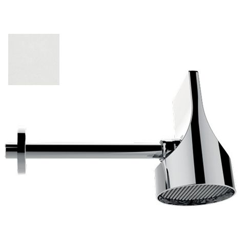 Set pomme de tête 100mm orientable blanc mat Apice Spot - Bossini HH1000045 (1/2)