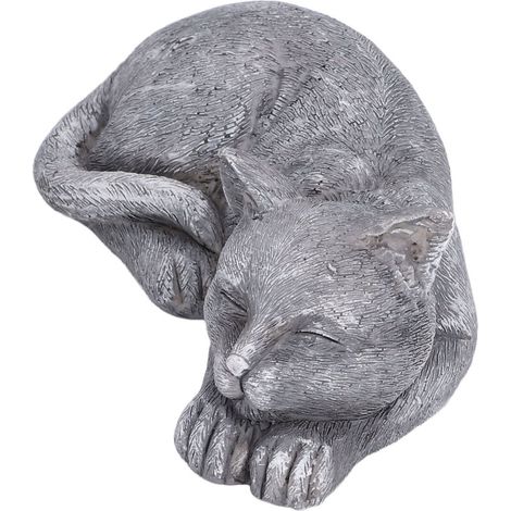 Imitation Pierre Pet Memorial Pierre Tombale Chat Chien Commémorative Résine Artisanat Pierre Tombale pour Pelouse Jardin Extérieur YardCat Type B Couleur de Roche (1/5)