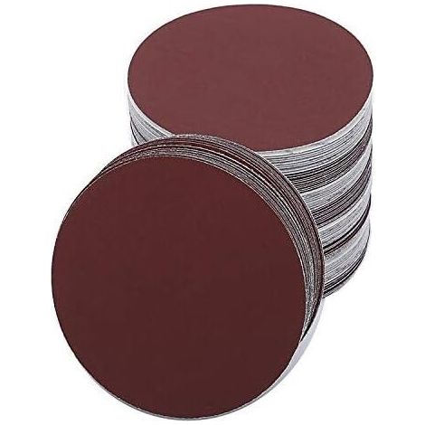 Lot de 30 Disques Abrasifs Ronds 180mm Grain 60-400 pour Ponceuse, Papier de Verre Haute Performance (1/4)