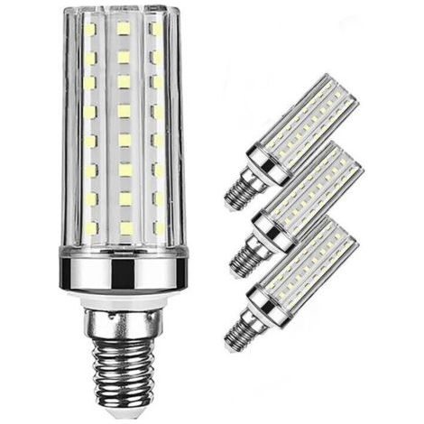 Lampadine LED a forma di pannocchia da 20W, equivalenti a lampadine a incandescenza da 150W, 1300LM, luce bianca calda 3000K, attacco E14 a vite piccola Edison, confezione da 4