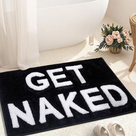 1 Tapis de bain, antidérapant, microfibre, absorbant, 40x60 cm, salle de bain (1/5)
