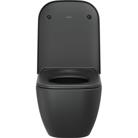 Duravit WC-Sitz Happy D.2 mit SoftClose Scharniere edelstahl, mit (1/5)