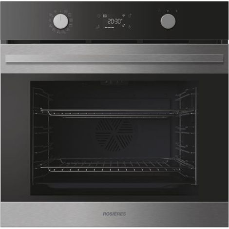 Forno da incasso 78L 60cm con pulizia pirolitica, acciaio inox - RO6H5TB3YTX - Rosieres