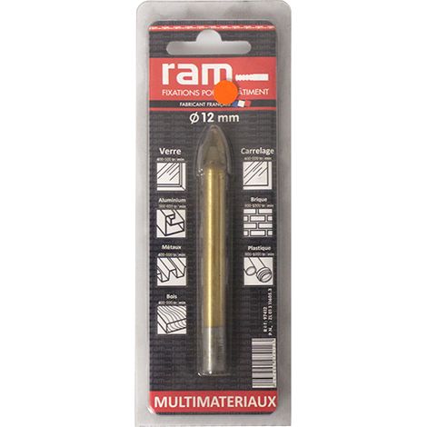 Foret pour carrelage et verre 12 x 95 mm - RAM (1/5)
