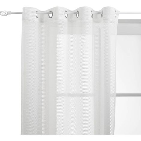Rideau Voilage "Zina" 140x240cm Blanc