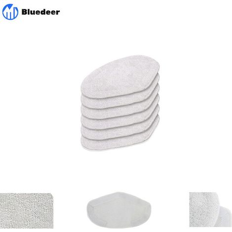 Serpillères Remplacement pour Polti Vaporetto Brosse Vaporforce, Produit Authentique pour Smart 35Mop, Smart 40Mop, etc (6 pièces)