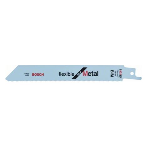 Lama a sciabola flessibile per metallo BIM S922EF BOSCH 150 mm - Confezione da 100 - 2608656028