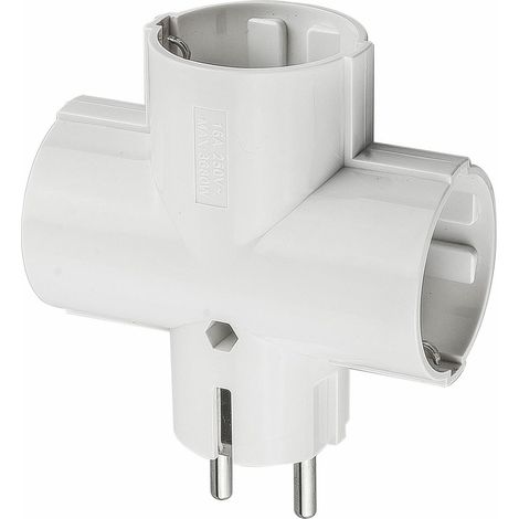 ADAPTADOR ONLEX 10/16A.4,8MM.3T.BLANCO - ALFA DYSER