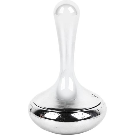 Minuteur de cuisine mécanique professionnel en forme de toupie, échelle claire, haute précision, idéal pour la cuisine et les études culinaires. (1/5)