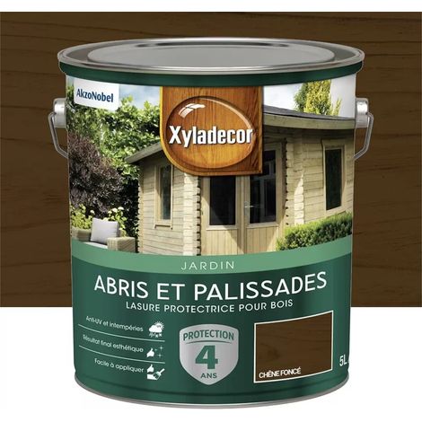 Lasure Xyladécor Abris et palissades Chêne foncé 5 L (1/3)