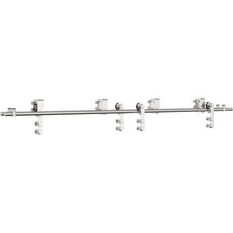 Maison Exclusive - Kit de herrajes para puerta corredera 200 cm a