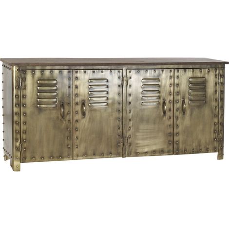 Buffet élégant doré pour sublimer votre intérieur - Doré métallique chic (1/5)