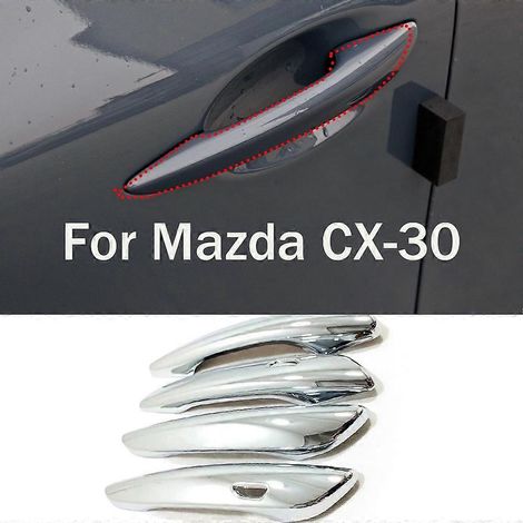 Accessoires automobiles pour Mazda CX-30 2020-2024 : Protection de poignée de porte avant et arrière 4PS LHD ( ) (1/5)