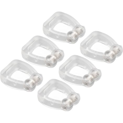 Clip Nasal Magnétique Anti-Ronflement en Silicone - 6 Pièces avec Étui (1/5)