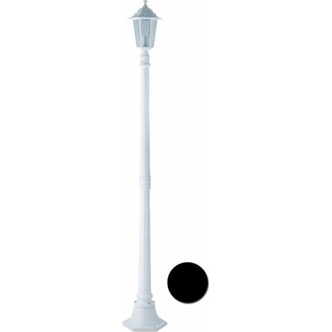 Farol jard 1 foco 1,7mt-e27 1x60w alu bl orlando luxform