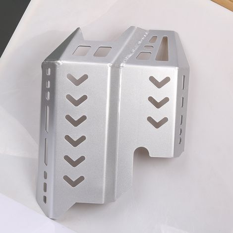 Modified underbody protection, chassis skid plate and engine underbody protection plate (black) for Honda CB400X, CB500X and CB400F motorcycles. (1/5)