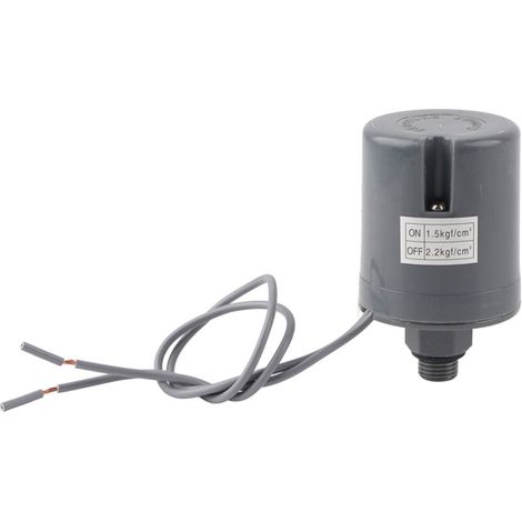 Interrupteur automatique de pression pour pompe à eau, filetage mâle G1/4'', réglage 1.5-2.2 kgf/cm², universel (1/5)