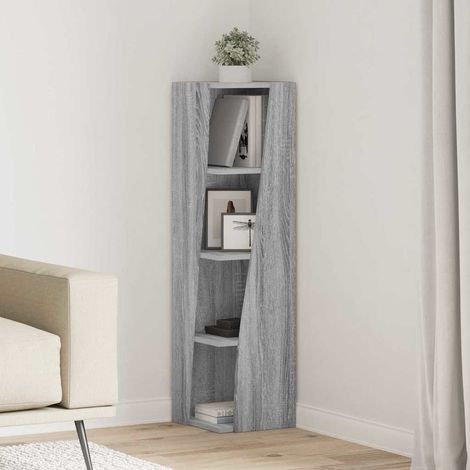 Eckschrank Graues Sonoma 27,5x27x102cm Holzwerkstoff