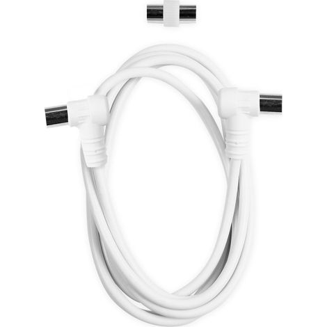 EKON Cavo Antenna 75Db Con Connettori Angolati