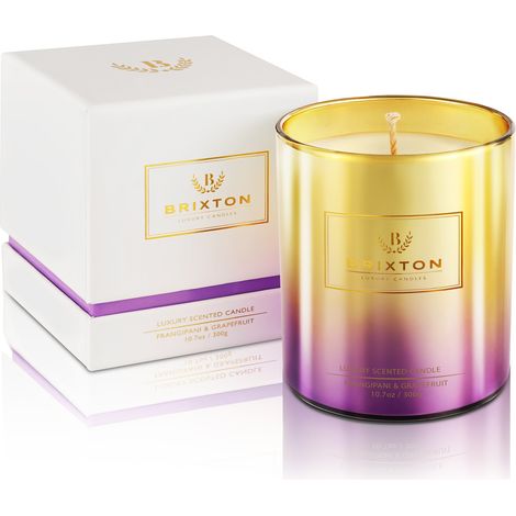 Vela aromática Brixton 300g Frangipani y Pomelo Homms (1/5)
