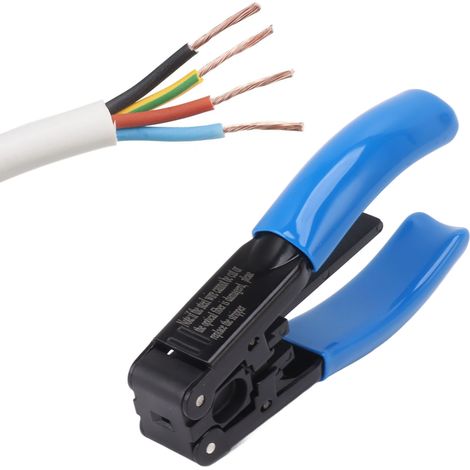 Pince à dénuder pour câbles 5G, pince à dénuder pour câbles optiques/composites optiques 2,11,6 mm, pince à dénuder pour câbles d'intérieur en forme de papillon. (1/5)