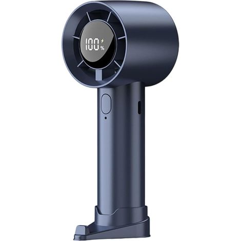 Dieser tragbare Ventilator mit digitalem Display verfügt über eine einstellbare Lüftergeschwindigkeit, USB-Ladefunktion und eignet sich für den Einsatz im Büro, zu Hause und im Freien. (1/3)