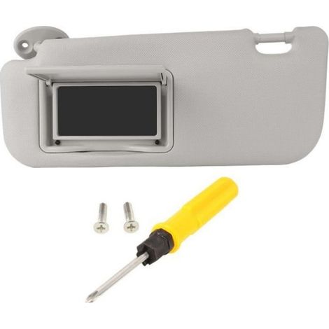 pare-soleil conducteur gauche pour Toyota Levin/Corolla (2014-2019) – PVC gris 36x15x4 cm (1/4)