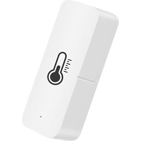 Digitales Hygrometer Temperaturmonitor Raumklimamessung Hochpräziser Sensor 5,5 cm Länge Weiß (1/5)