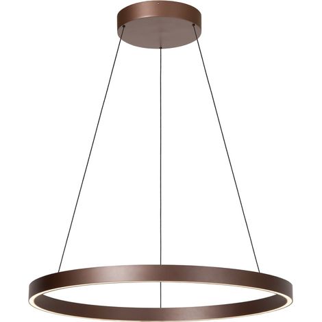Lampe pendante de conception Liane brun rouille Ø 80cm - 46404/80/97 (1/3)