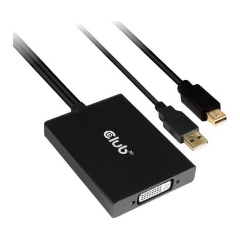 cac-1130 0,6 m MiniDP/USB-A DVI-D Negro