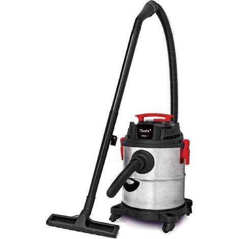 Aspirateur Eau et Poussière 20L 1250W Inox Filtre HEPA Aspirateur d'atelier Fonction Souffleur Aspiration 18kPa IPX4 Itools (1/2)