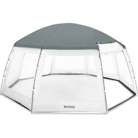 Bestway 58612 Domo para piscina gris 6x6x2,95 m