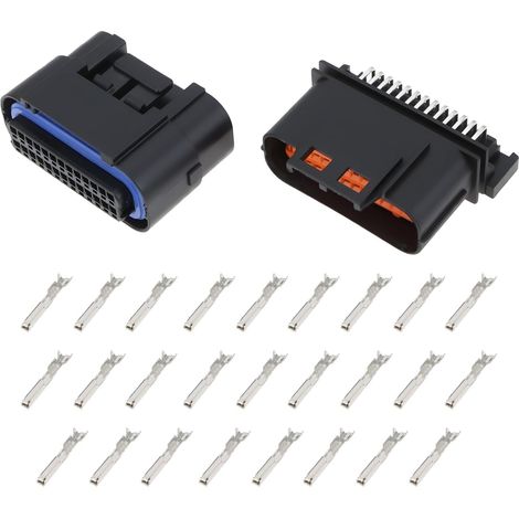 26-Pin Male/Female ECU Connector with 26 Terminals Compatible with Honda (1/5)