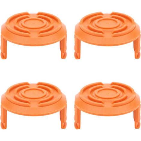 Eosnow Lawnmower Spool Cover, 4 Pieces, Replacement Accessory for Worx WA0010 Brushcutter (1/4)