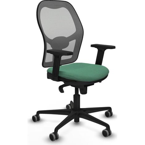 Piqueras y Crespo 2D036G0 Chaise de bureau vert émeraude (1/3)