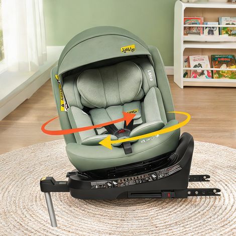 Siège auto pivotant 360° avec ISOFIX et appui-tête réglable (1/5)