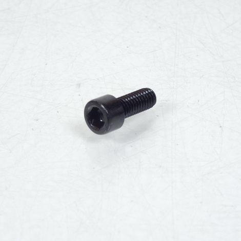 Vis BTR 5mm M6 pas 100 16mm annodisé Noir 3AS Racing pour moto