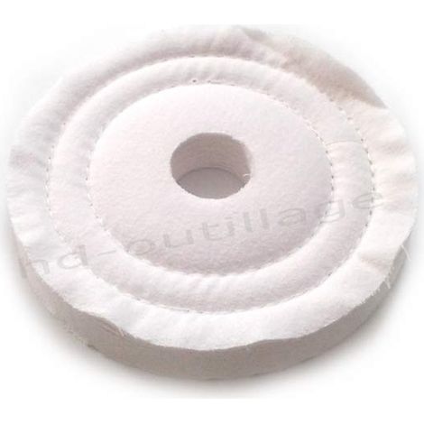 disque flanelle cousue pour polissage 150x32x20 mm