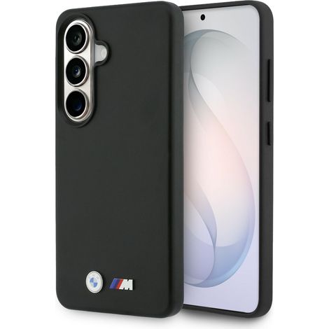 Étui MagSafe avec logo BMW M en métal pour Samsung Galaxy S26 noir (1/5)