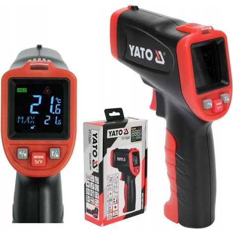 Thermometer Yato YT 73201 schwarz Infrarotgenauigkeit