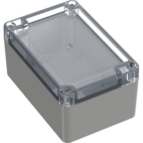 TRU COMPONENTS TC-10860604 Universal-Gehäuse 120 x 80 x 60.20 ABS-PC Lichtgrau 1 St. (1/2)