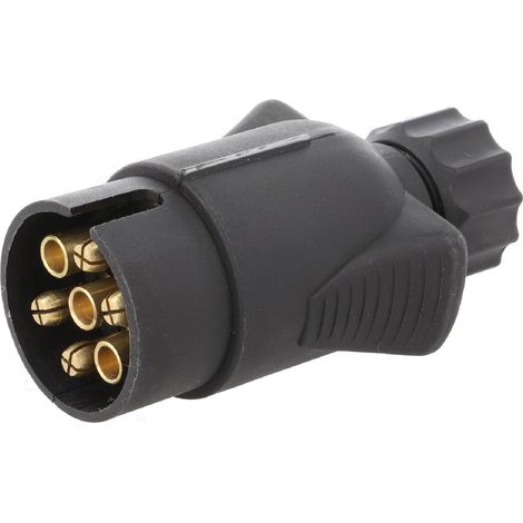 Prise remorque male 7PIN 12VDC pour cable 10mm
