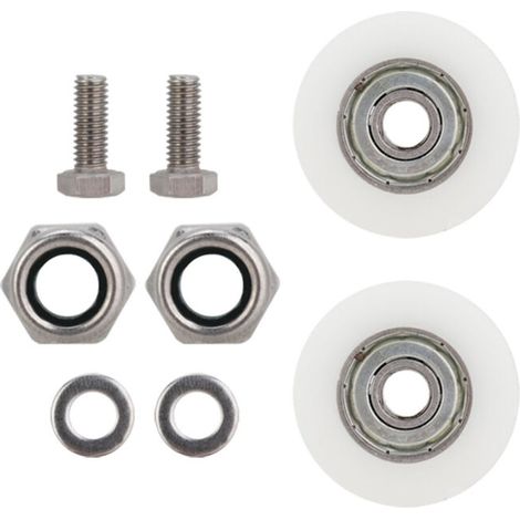 Kit de remplacement de roues de porte coulissante 30 mm – Plastique durable – Accessoires inclus pour serres Elite – Installation rapide