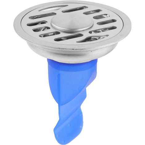 Edelstahl-Badezimmer-Bodenablauf-Abtropfgestell, Entwässerungsrost, langlebiges Edelstahl-Entwässerungsgerät (9 cm)