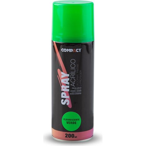 Vernice spray acrilica verde fluorescente 200ml