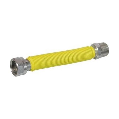 TUYAU FLEXIBLE EN ACIER INOXYDABLE RACCORD EN ACIER REVÊTU 220/420 MM PARIS Taille : 3/4"