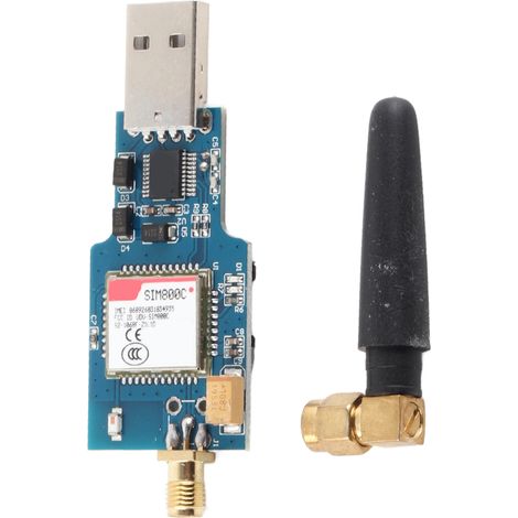 Module série GSM/GPRS quadrifréquence SIM800C USB vers GSM avec fonction Bluetooth (1/5)